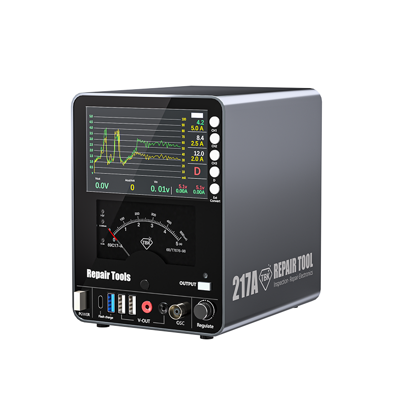 TBK 217A DC Power Supply 20V/5A with Real-Time Curve Display & Short Circuit Repair for Mobile Maintenance