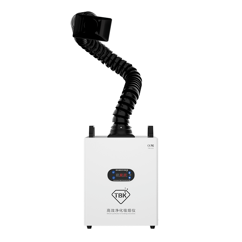 TBK 618 Fume Extractor & Smoke Absorber | Quiet Air Purification for Mobile Phone Repair & Laser Soldering Stations