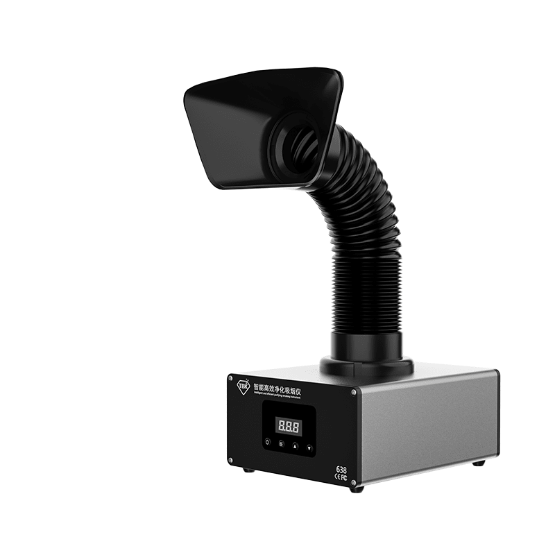 TBK - 638 Desktop Solder Fume Extractor | 4 - Layer Filtration System | Smoke Absorber for Soldering & Laser Marking