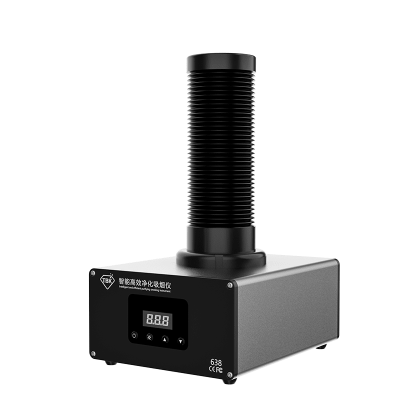 TBK - 638 Desktop Solder Fume Extractor | 4 - Layer Filtration System | Smoke Absorber for Soldering & Laser Marking