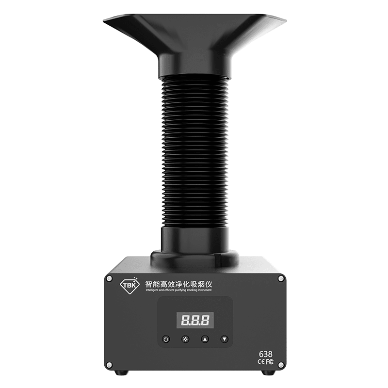 TBK - 638 Desktop Solder Fume Extractor | 4 - Layer Filtration System | Smoke Absorber for Soldering & Laser Marking