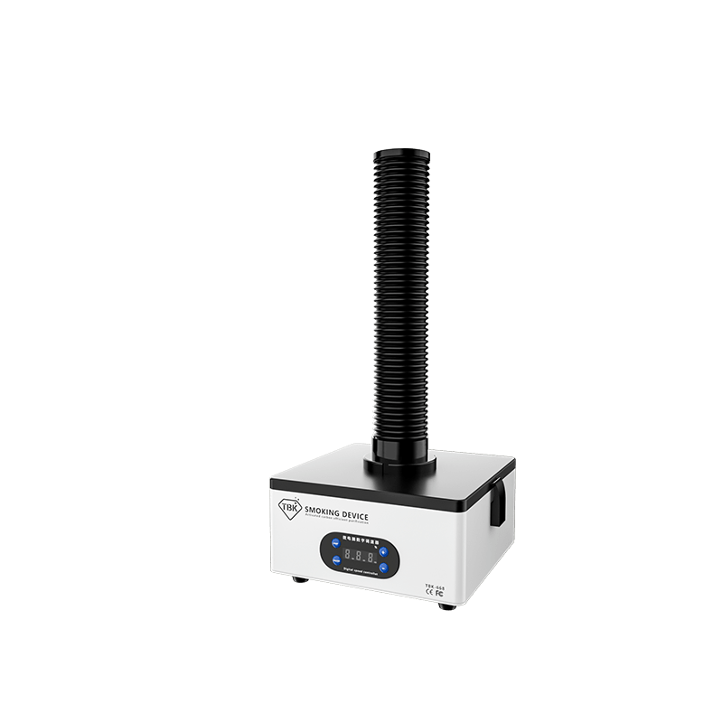 TBK 668 Desktop Solder Fume Extractor | 4 - Layer Filtration & Digital Control | Smoke Absorber for Soldering & Laser
