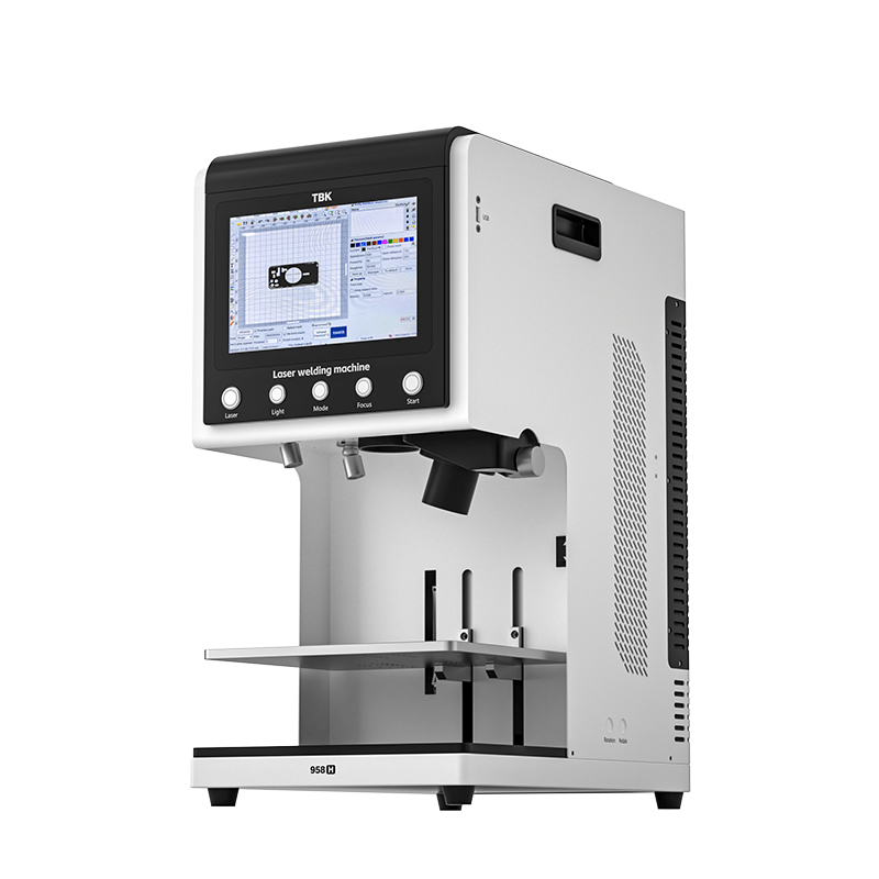 TBK 958H All - in - One MOPA Fiber Laser Machine | Back Glass Removal, Battery Welding & Color Engraving