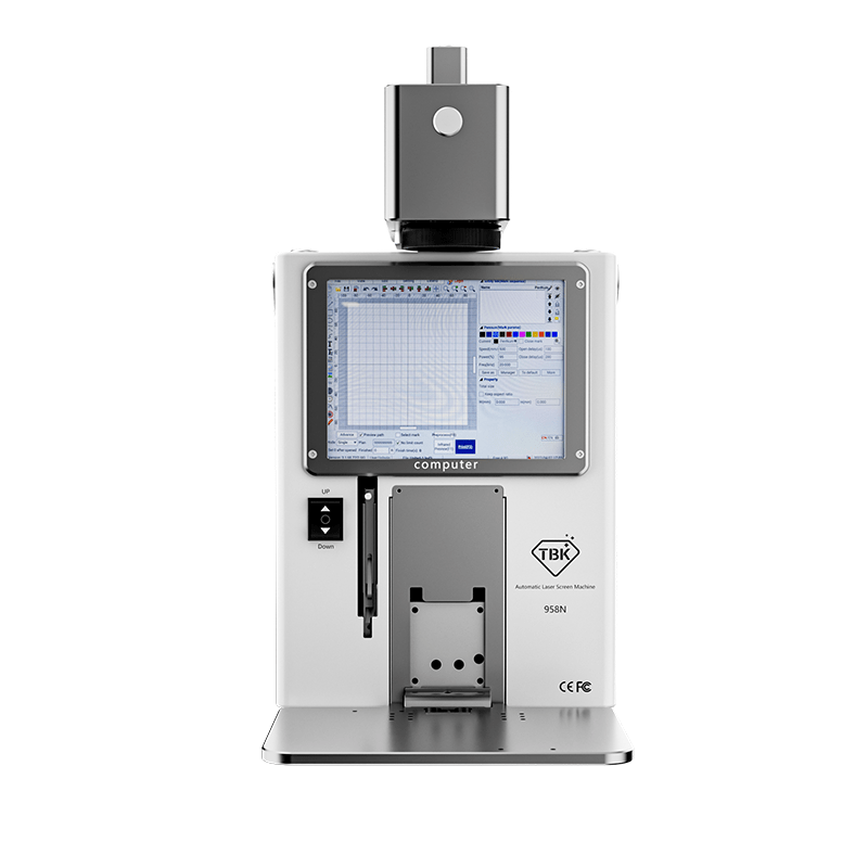TBK 958N Portable Laser Machine | Detachable Handheld Head for Back Glass Removal & Rotary Engraving
