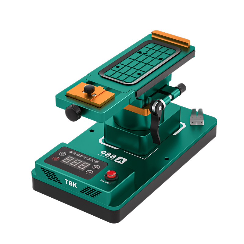 TBK - 988A 360° Rotating LCD Screen Separator with Built - in Vacuum Pump & Glue Remover