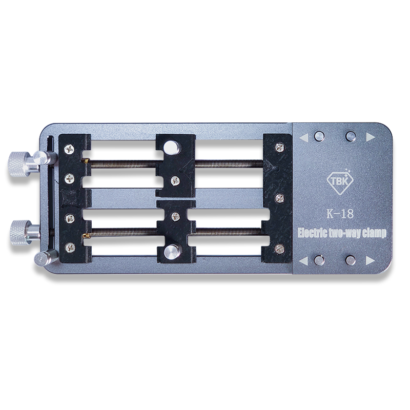 TBK K-18 Electric PCB Holder | Dual-Axis Motorized Motherboard Fixture & IC Chip Clamp
