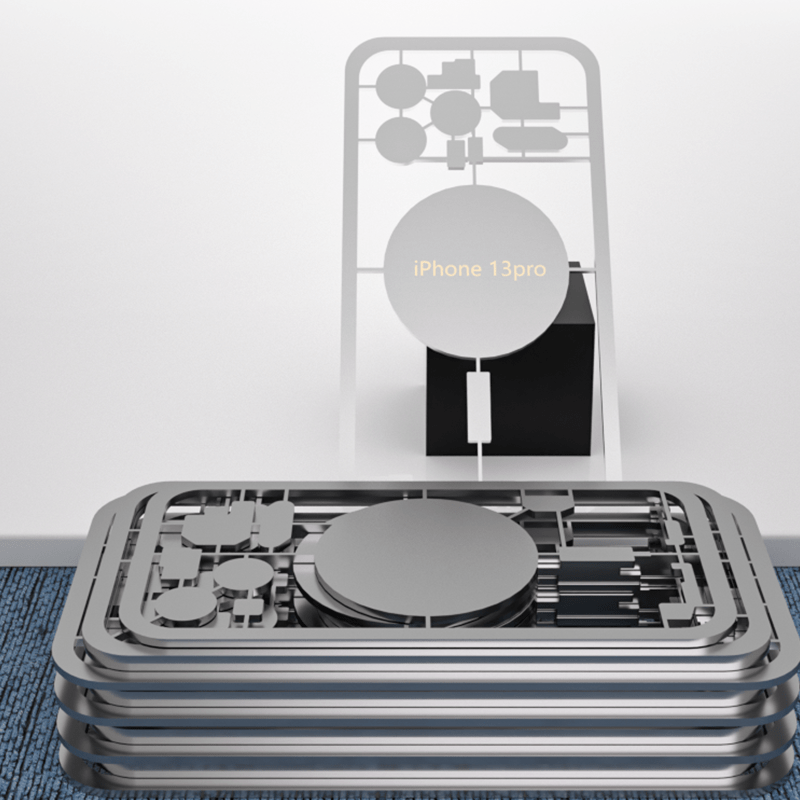 TBK Protective Steel Sheet Set | Stainless Steel Laser Masking Templates for iPhone Back Glass Removal